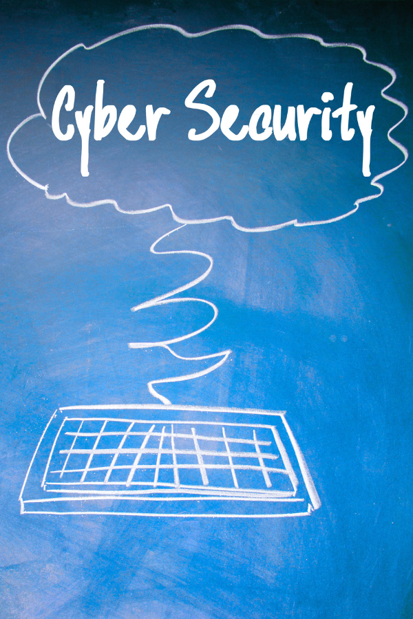 blue and white modern network security monitoring youtube display ad